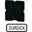 Button plate for push-button, Inscription: ZURÜCK, 25 x 25 thumbnail 5