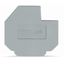 End plate for 630 V, cut-out dimensions L1 1.5 mm thick gray thumbnail 3