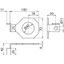 Connection bracket IF1 angled bore diameter d1 42 mm thumbnail 2