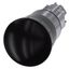 Mushroom pushbutton, 22 mm, round, metal, shiny, black, 40 mm, 3SU1050-1HB10-0AA0-Z Y10 thumbnail 1