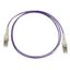 FO Patchcord Duplex LC/LC, 50/125æm OM4, LS0H-3,violet,10.0m thumbnail 1