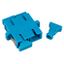FO Coupler SC-Duplex,Plastic,Singlemode,zirc,flange,blue,ECO thumbnail 5
