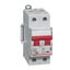 Remote trip head isolating switch DX-IS - visible load break - 2P - 400V~ - 40 A thumbnail 1