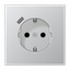 Schuko socket with LED pilot light AL1520-OANLNW thumbnail 1