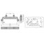 Mounting foot can be assembled on terminal blocks with fixing flange g thumbnail 3