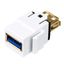 TOOLLESS LINE USB 3.0 A-A Coupler White thumbnail 1