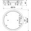 GESR4 U 9011 Service outlet for universal mounting ¨234x61 thumbnail 2