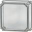 Cap, + door, transparent smoky gray, HxWxD=375x375x200mm thumbnail 4