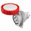 10° ANGLED FLUSH-MOUNTING SOCKET-OUTLET HP - IP66/IP67 - 3P+E 16A 380-415V 50/60HZ - RED - 6H - FAST WIRING thumbnail 2