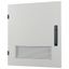 Door to switchgear area, ventilated, right, IP30, HxW=600x1100mm, grey thumbnail 6