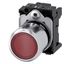 Pushbutton; compact; with extended stroke (12 mm); 22 mm; round; Metal; red transparent; .... 3SU1251-0EB20-0AA0-Z Y11 thumbnail 1