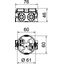 UG 46-GS-L UP Flush-mounted device box with device screws, airtight ¨60mm, H46mm thumbnail 2