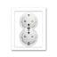5518-3029 B Double socket outlet with earthing contacts, with hinged lids ; 5518-3029 B thumbnail 3