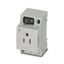Socket outlet for distribution board Phoenix Contact EO-AB/UT/LED/S/15 250V 15A AC thumbnail 1