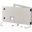 Opening metal front plate for drawer, NZM, ventilated, H=300mm, IP31, grey thumbnail 1