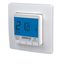 Flush-mounted thermostat as room controller, AC 230V, 1NO contact, 10 A, blue backlighting thumbnail 2