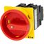 Main switch, T0, 20 A, flush mounting, 3 contact unit(s), 3 pole, 2 N/O, 1 N/C, Emergency switching off function, With red rotary handle and yellow lo thumbnail 11