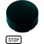 Button plate, raised black, STOP thumbnail 4