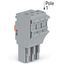 1-conductor female connector Push-in CAGE CLAMP® 4 mm² gray thumbnail 2