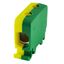 Rail-mounted screw terminal block AL, CU ZGG1x1,5-50z-g yellow-green thumbnail 1
