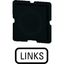 Button plate for push-button, Inscription: LINKS, 25 x 25 thumbnail 6