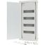Compact distribution board-flush mounting, 4-rows, super-slim sheet steel door thumbnail 2