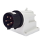 90° ANGLED SURFACE MOUNTING INLET - IP44 - 3P+E 32A 480-500V 50/60HZ - BLACK - 7H - SCREW WIRING thumbnail 1