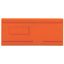 Separator plate 2 mm thick oversized orange thumbnail 1