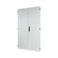 Section wide door, ventilated, HxW=2000x1100mm, double-winged, IP42, grey thumbnail 4