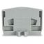 End plate with fixing flange 4 mm thick gray thumbnail 4