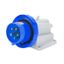 90° ANGLED SURFACE MOUNTING INLET - IP67 - 2P+E 16A 200-250V 50/60HZ - BLUE - 6H - SCREW WIRING thumbnail 2