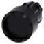 Pushbutton, 22 mm, round, plastic, black, Front ring, raised, castellated 3SU1000-0DB10-0AA0-Z Y11 thumbnail 1