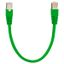 Patch cord, Cat.6A iso, 0,5 m yellow (similar RAL 1021) thumbnail 2