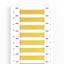 Cable coding system, 2.8 - 4.2 mm, 8.4 mm, Polyolefine, yellow thumbnail 1