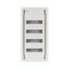 Hollow wall compact distribution board, 4-rows, flush sheet steel door thumbnail 5