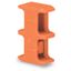 Fixing element for 50 mm² high-current terminal blocks orange thumbnail 2