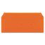 End and intermediate plate 2 mm thick orange thumbnail 1