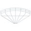 GRB 90 140 FT 90° mesh cable tray bend  105x400 thumbnail 1