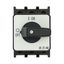 On-Off switch, P1, 25 A, flush mounting, 3 pole, with black thumb grip and front plate thumbnail 14