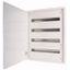 Complete flush-mounted flat distribution board, white, 24 SU per row, 2 rows, type C thumbnail 1