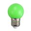 LED G45 E-27 230V 1W GREEN PCV SPECTRUM thumbnail 1
