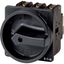 Main switch, P3, 100 A, flush mounting, 3 pole, 2 N/O, 2 N/C, STOP function, With black rotary handle and locking ring thumbnail 3