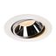NUMINOS® MOVE DL XL, Indoor LED recessed ceiling light white/chrome 2700K 40° rotating and pivoting thumbnail 1