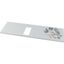 Front cover, +mounting kit, for NZM1, horizontal, 3/4p, HxW=150x600mm, grey thumbnail 3