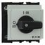 On-Off switch, P1, 40 A, service distribution board mounting, 3 pole + N, with black thumb grip and front plate thumbnail 6