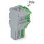 1-conductor female connector Push-in CAGE CLAMP® 4 mm² gray, green-yel thumbnail 2
