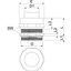 V-TEC VM40 EMV Cable gland EMV for cable with shielding M40 thumbnail 2