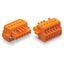2-conductor female connector;Screw flange;2.5 mm²;orange thumbnail 5