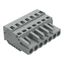 1-conductor female connector CAGE CLAMP® 2.5 mm² gray thumbnail 1