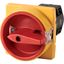 Control circuit switches, TM, 10 A, flush mounting, Contacts: 3, Emergency switching off function, With red rotary handle and yellow locking ring, Loc thumbnail 2